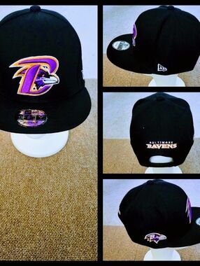 BALTIMORE RAVENS NFL FOOTBALL SNAPBACK HAT.